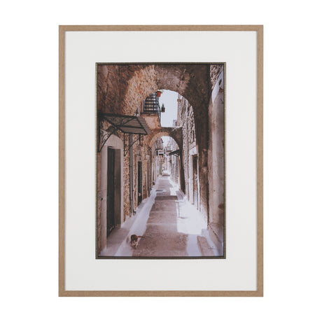 Greek Street by Kelly Frere FramedPhoto Print Matted under Glass from Mercana - Luna Furniture