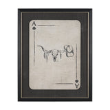 Aces Wild III by Mercana Studio Textured Framed Artwork Matted under Glass from Mercana - Luna Furniture