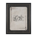 Aces Wild IV by Mercana Studio Textured Framed Artwork Matted under Glass from Mercana - Luna Furniture