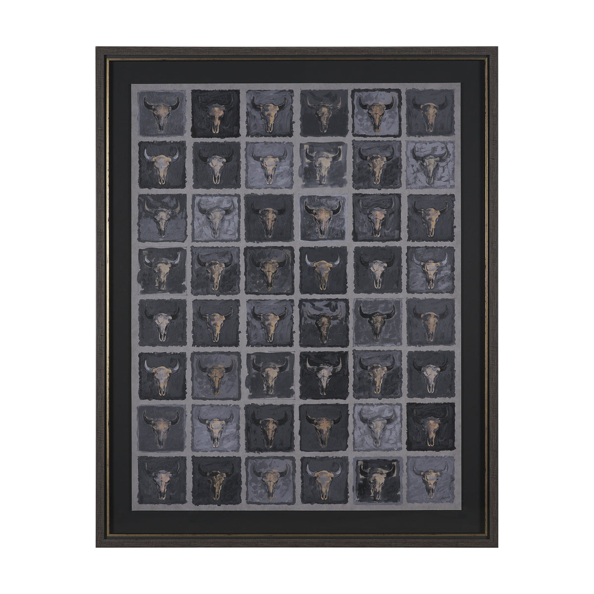 Forty-Eight by Natalia Boychenko-Tariq Hand-Embellished Textured Frame ...