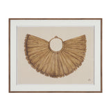 Papua Necklace I by Mercana Studio Hand-Embellished Textured Framed Artwork Matted under Glass from Mercana - Luna Furniture