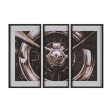 Vintage Propeller (Sepia) (Set of 3) by Ethan Harper Framed Artwork Matted under Glass from Mercana - Luna Furniture