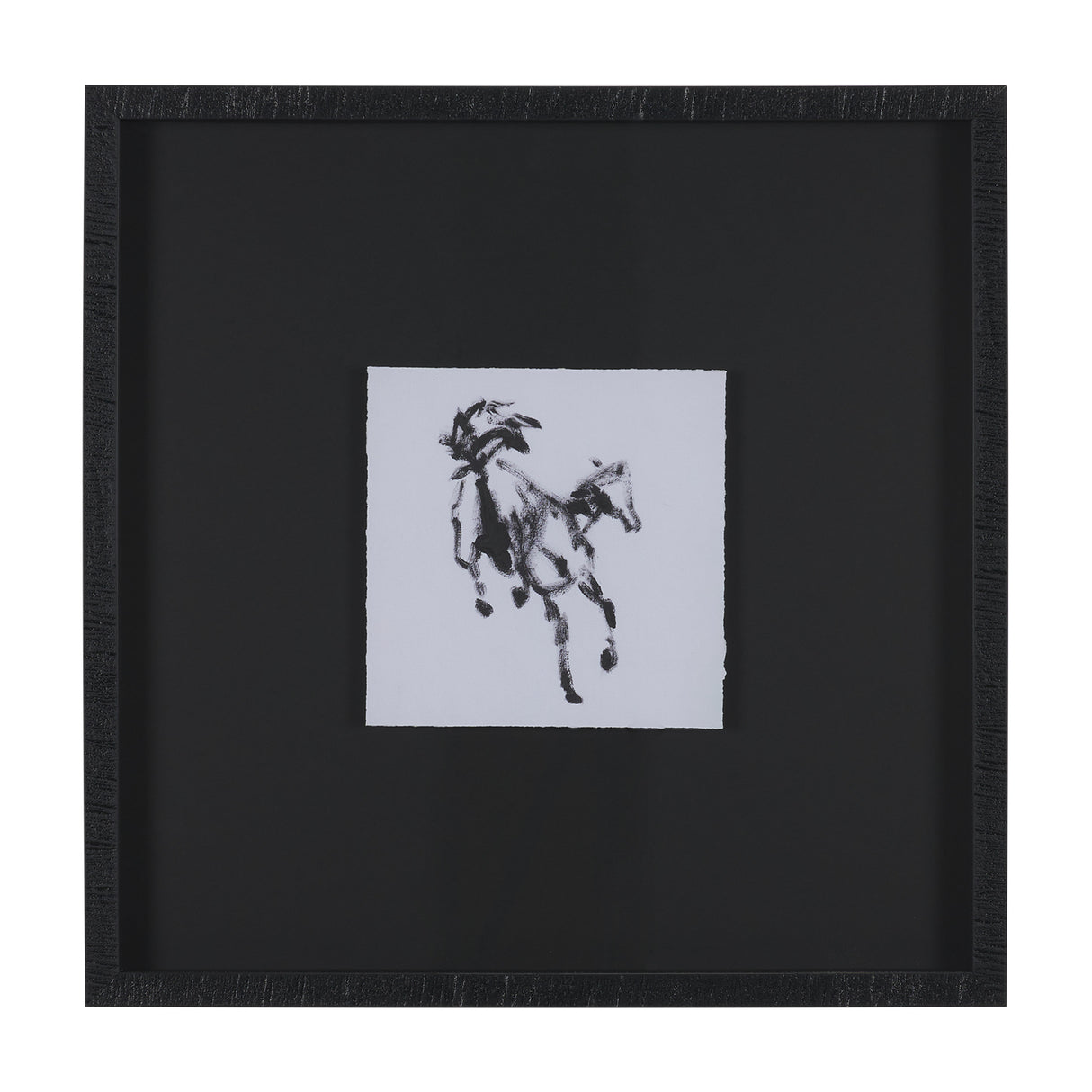 Swift Shadows by Santhosh ch Hand-Embellished Framed Artwork Matted under Glass from Mercana - Luna Furniture