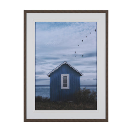 Breezy Blue Escape by Lotte Gronkjaer FramedPhoto Print Matted under Glass from Mercana - Luna Furniture