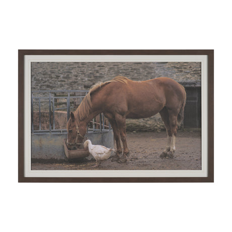 Sharing Lunch by Gert van den Bosch FramedPhoto Print Matted under Glass from Mercana - Luna Furniture