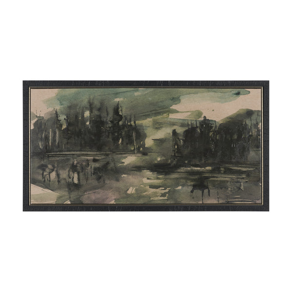 Dusk by Mercana Studio Hand-Embellished Textured Framed Canvas Artwork