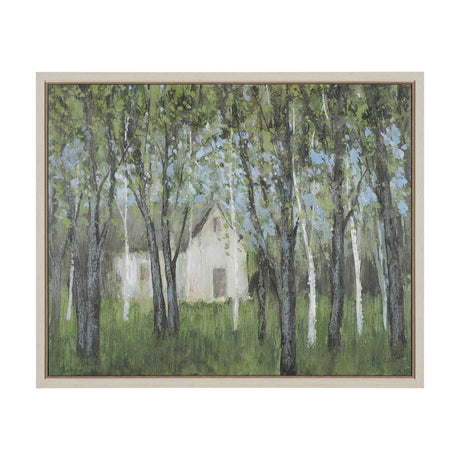 Summer Garden I by Mercana Studio Hand-Embellished Textured Framed Canvas Artwork from Mercana - Luna Furniture