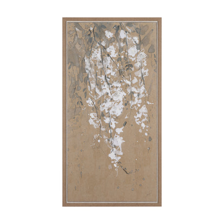 White Wisteria I by Mercana Studio Hand-Embellished Textured Framed Canvas Artwork from Mercana - Luna Furniture