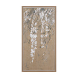 White Wisteria II by Mercana Studio Hand-Embellished Textured Framed Canvas Artwork from Mercana - Luna Furniture