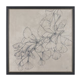 Ginkgo Shadows II by Mercana Studio Hand-Embellished Textured Framed Canvas Artwork from Mercana - Luna Furniture