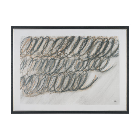 Helical by Mercana Studio Hand-Embellished Textured Framed Canvas Artwork from Mercana - Luna Furniture