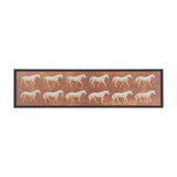 Even Cadence by Eadweard Muybridge Hand-Embellished Textured Framed Canvas Artwork from Mercana - Luna Furniture