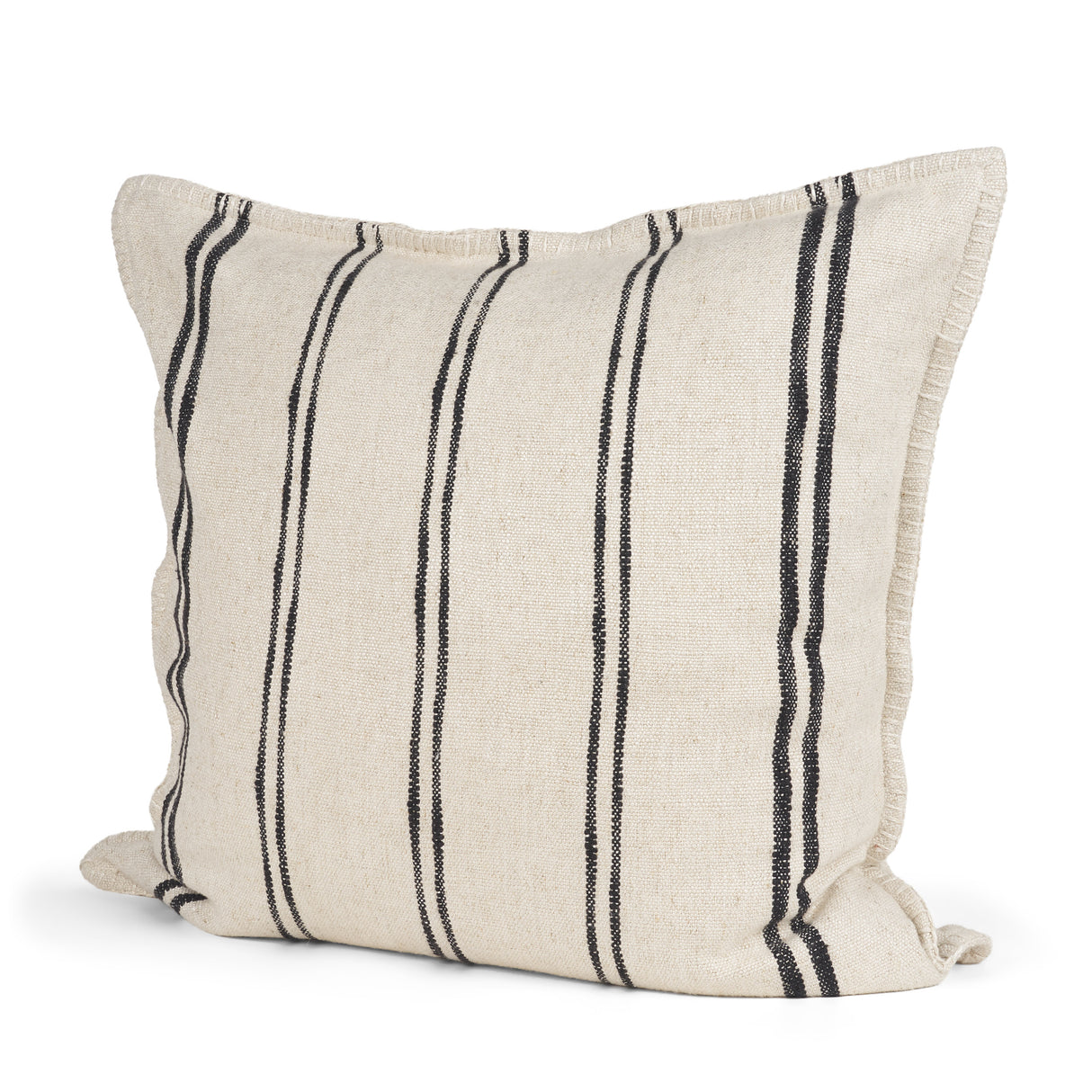 Liv 22x22 Cream w/ Black Stripes Decorative Pillow Cover from Mercana - Luna Furniture