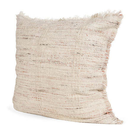 Fraye 22x22 Square Oatmeal Multi-Tone Blend Decorative Pillow Cover from Mercana - Luna Furniture
