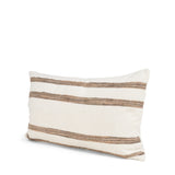 Maryn 13x21 Lumbar Cream w/ Brown Stripes Decorative Pillow Cover from Mercana - Luna Furniture