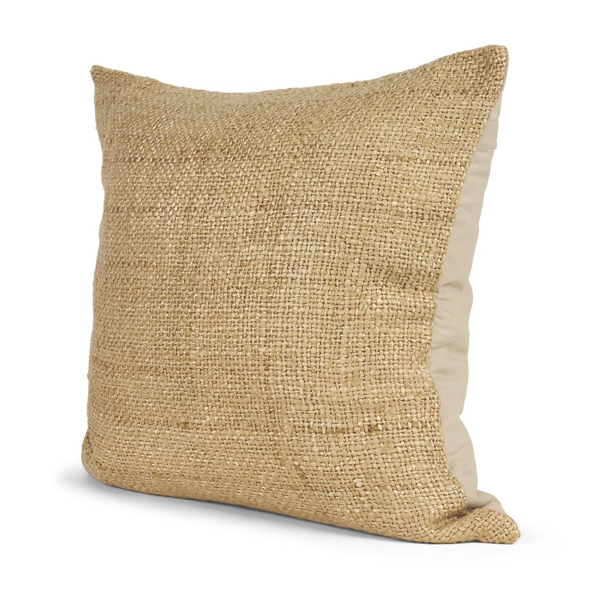 Lowen 22x22 Square Gold Woven Decorative Pillow from Mercana - Luna Furniture