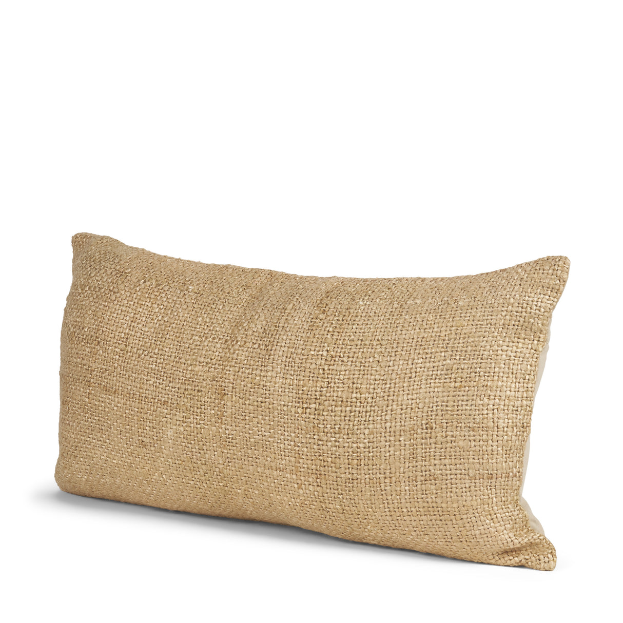 Lowen 14x26 Lumbar Gold Woven Decorative Pillow from Mercana - Luna Furniture