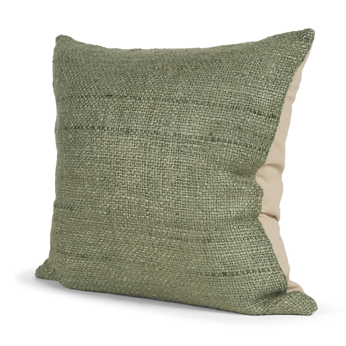 Lowen 22x22 Square Silver Sage Woven Decorative Pillow from Mercana - Luna Furniture