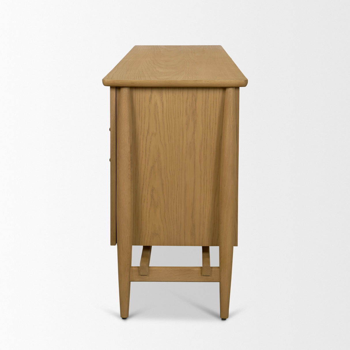 Hollis Warm Brown Wood 4-Door Closed Sideboard from Mercana - Luna Furniture