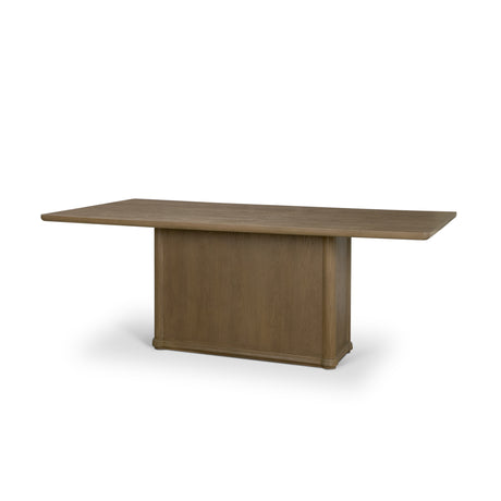 Alden 84" Rectangular Medium Brown Wood Dining Table from Mercana - Luna Furniture