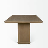Alden 84" Rectangular Medium Brown Wood Dining Table from Mercana - Luna Furniture