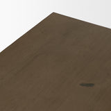 West Mid-Brown Oak Wood Rectangular Coffee Table from Mercana - Luna Furniture