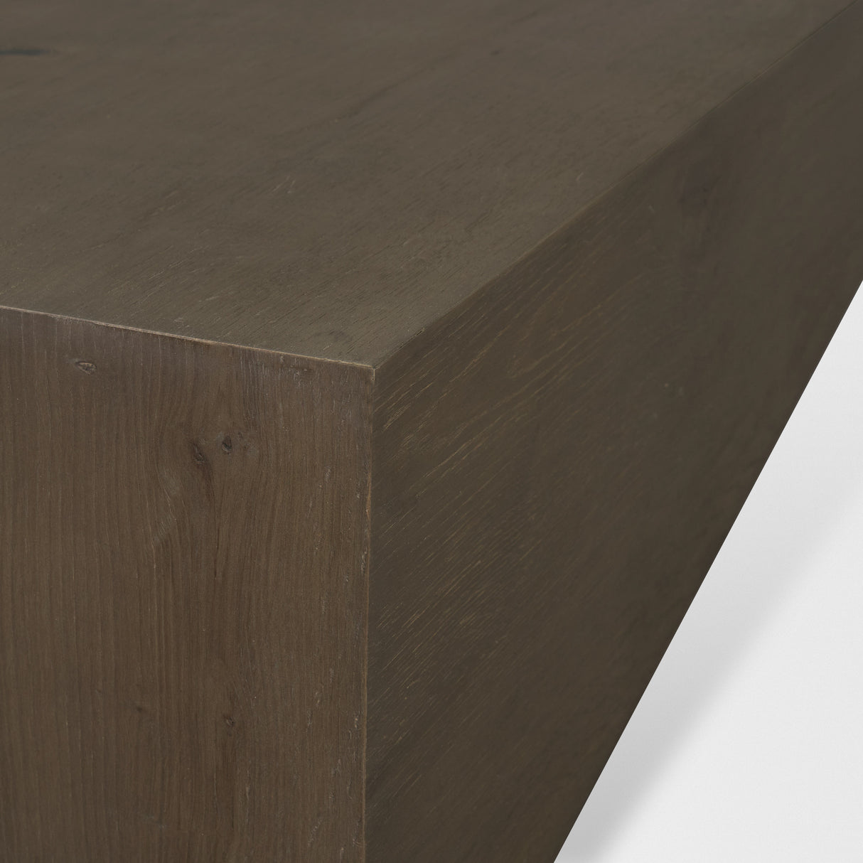 West Mid-Brown Oak Wood Rectangular Coffee Table from Mercana - Luna Furniture