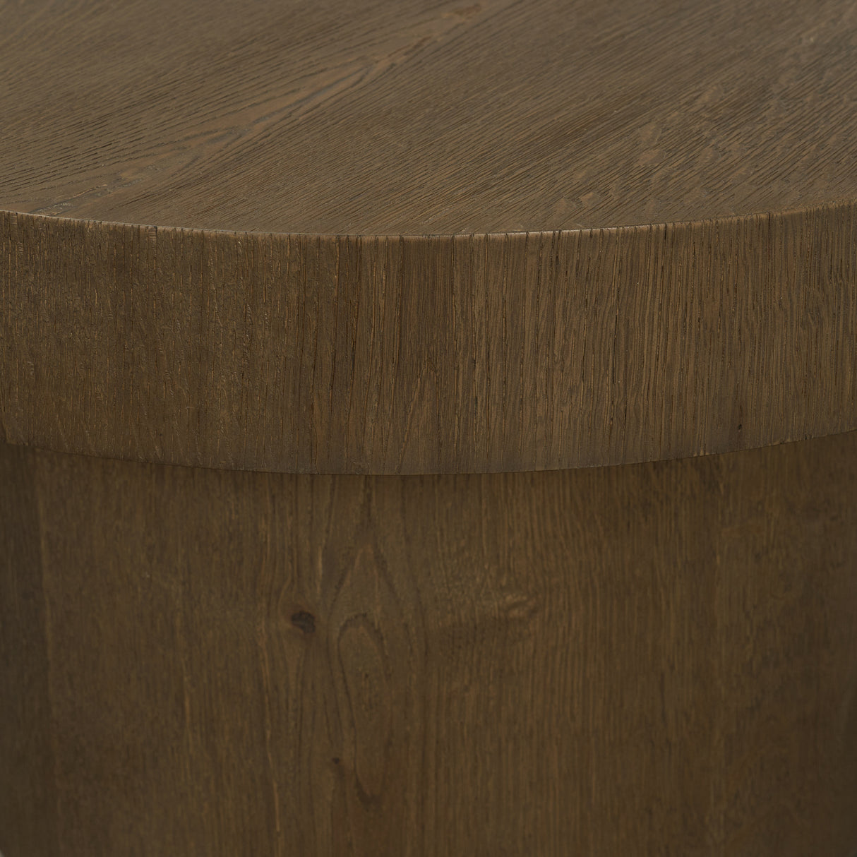 Lyonne Oblong Medium Brown Oak Wood Coffee Table from Mercana - Luna Furniture
