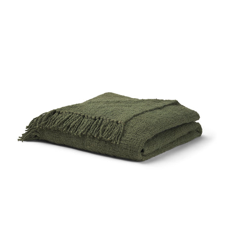 Kambal Evergreen Woven Cotton Throw Blanket from Mercana - Luna Furniture