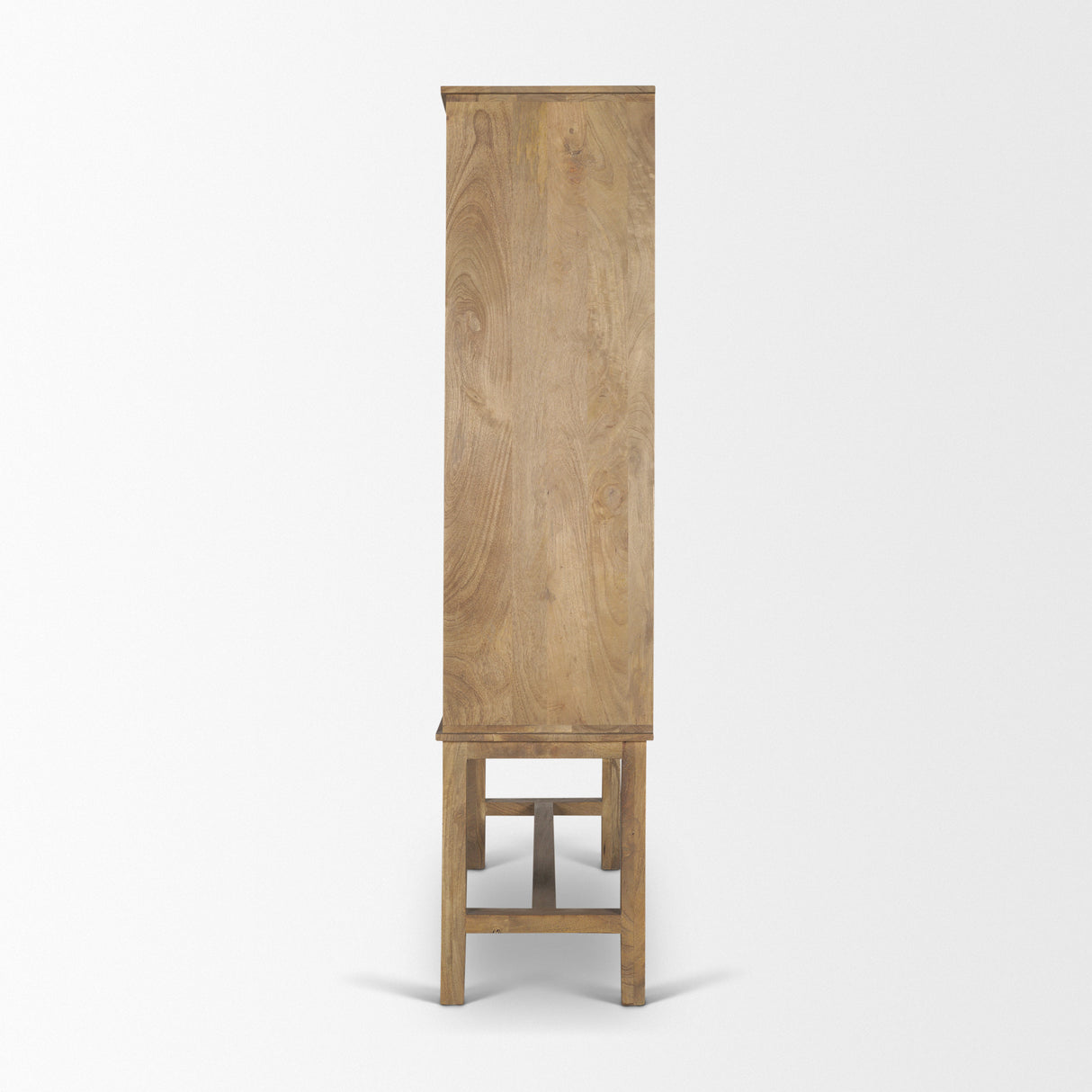 Truss Cool Brown Wood 6 Door Tall Cabinet from Mercana - Luna Furniture