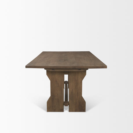 Rooke 84" Solid Wood Extendable Rectangular Dining Table from Mercana - Luna Furniture