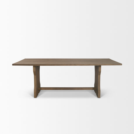 Rooke 84" Solid Wood Extendable Rectangular Dining Table from Mercana - Luna Furniture