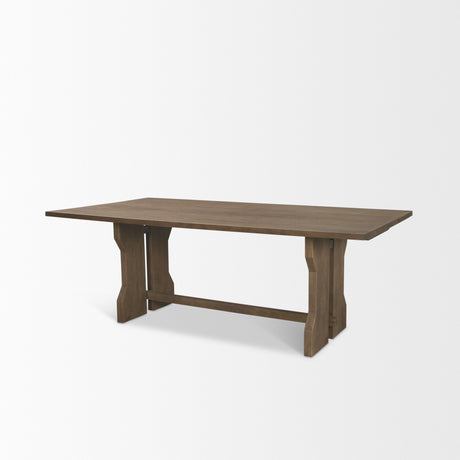Rooke 84" Solid Wood Extendable Rectangular Dining Table from Mercana - Luna Furniture
