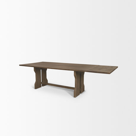 Rooke 84" Solid Wood Extendable Rectangular Dining Table from Mercana - Luna Furniture