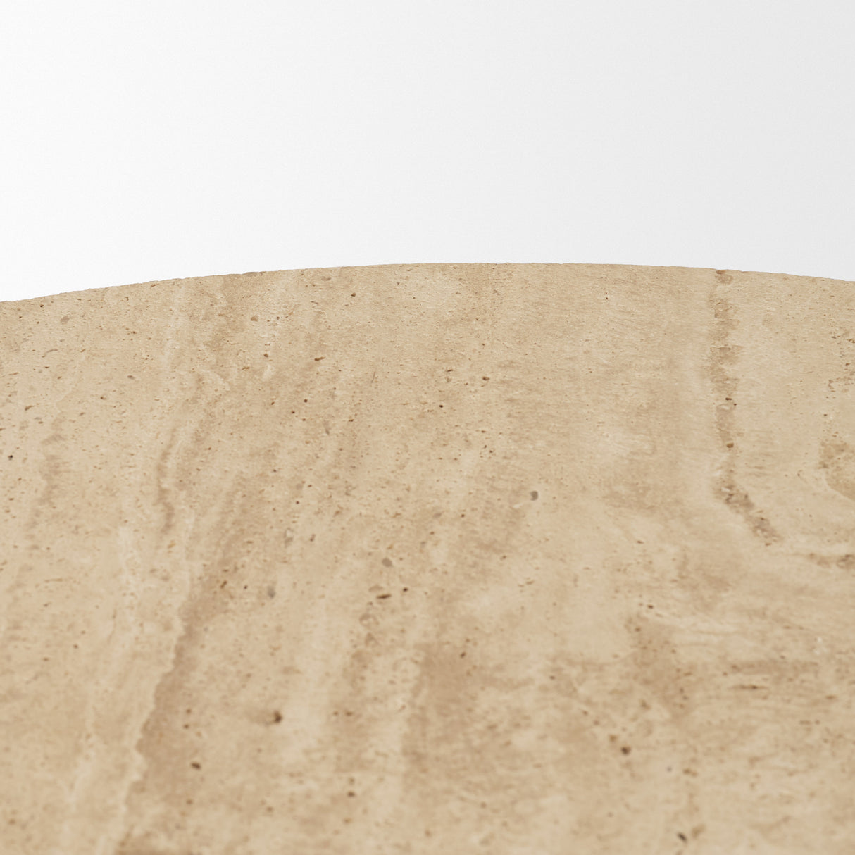 Allyson 36" Light Wood Base w/ Travertine Top Coffee Table from Mercana - Luna Furniture