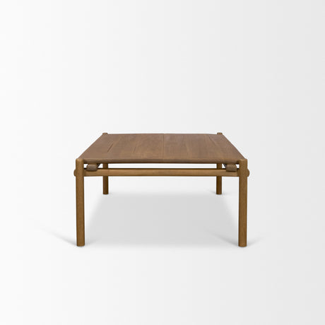 Riven Oak Wood Rectangular Coffee Table from Mercana - Luna Furniture