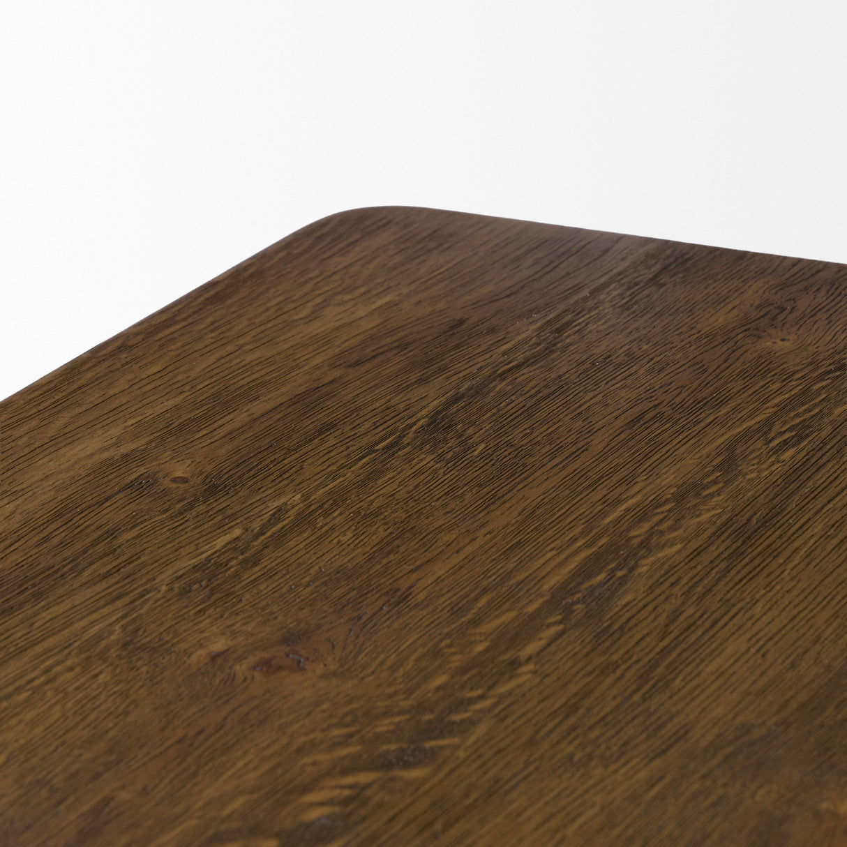 Kendrix 84" Dark Brown Oak Wood Extendable Rectangular Dining Table from Mercana - Luna Furniture