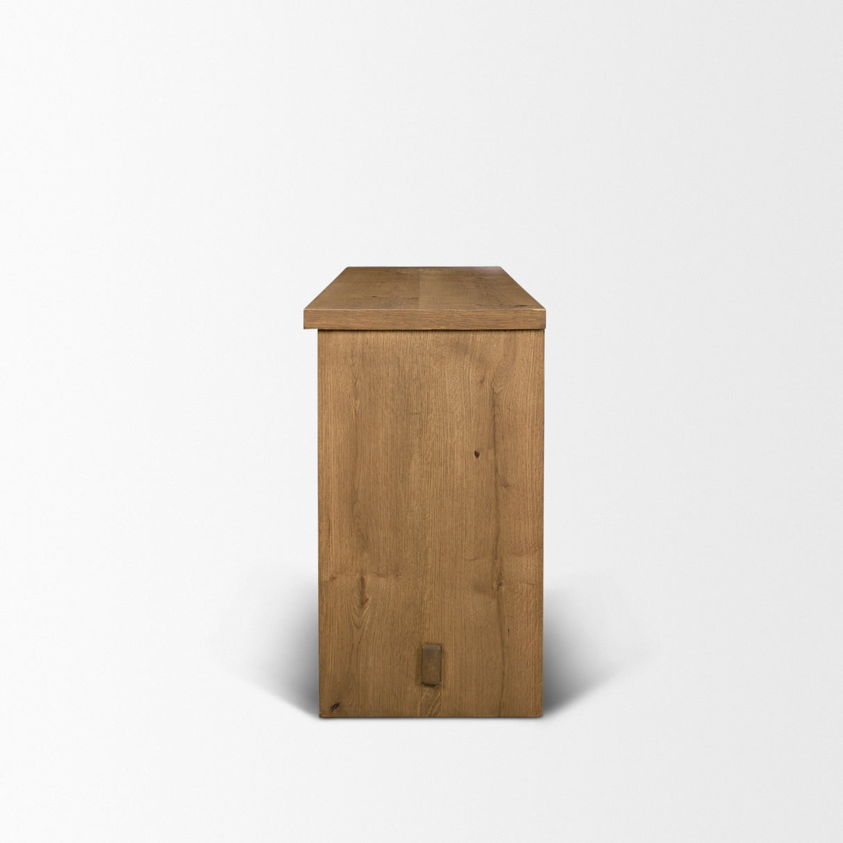 Alcott Brown Wood 4 Door Closed Sideboard from Mercana - Luna Furniture