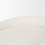 Hollyfield II Cream Fabric Seat W/ Gold Metal Base Counter Stool from Mercana - Luna Furniture