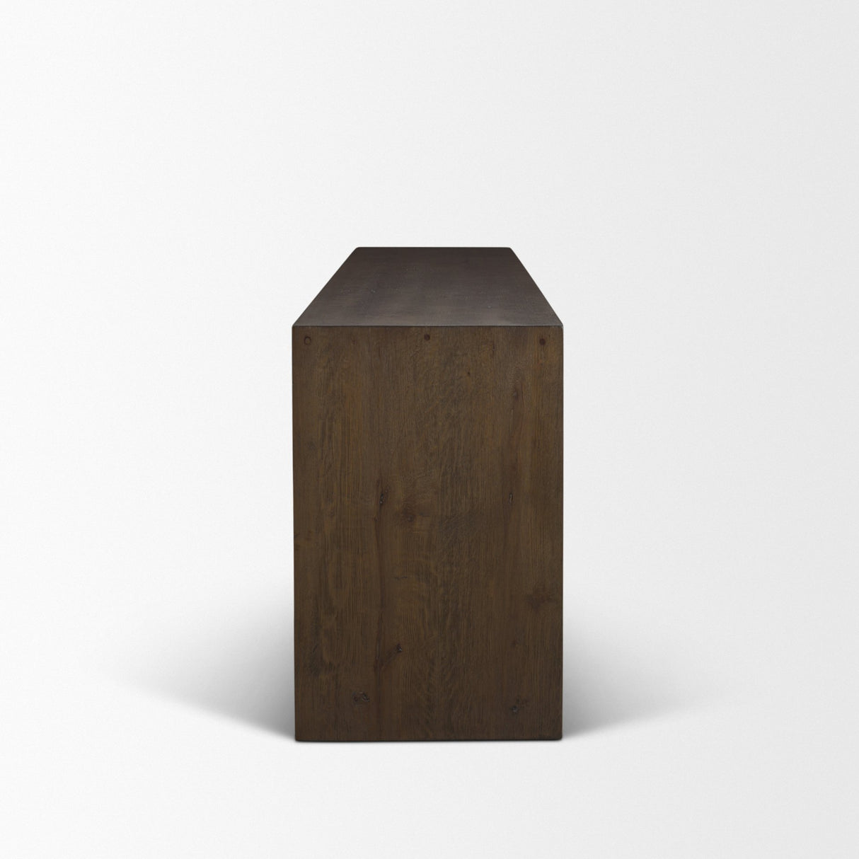 Belford 72" Dark Brown Oak Wood Console Table from Mercana - Luna Furniture