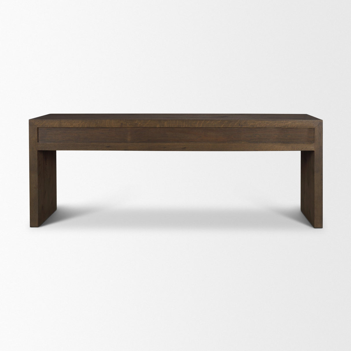 Belford 72" Dark Brown Oak Wood Console Table from Mercana - Luna Furniture