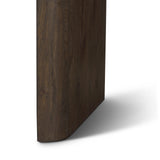 Belford 72" Dark Brown Oak Wood Console Table from Mercana - Luna Furniture