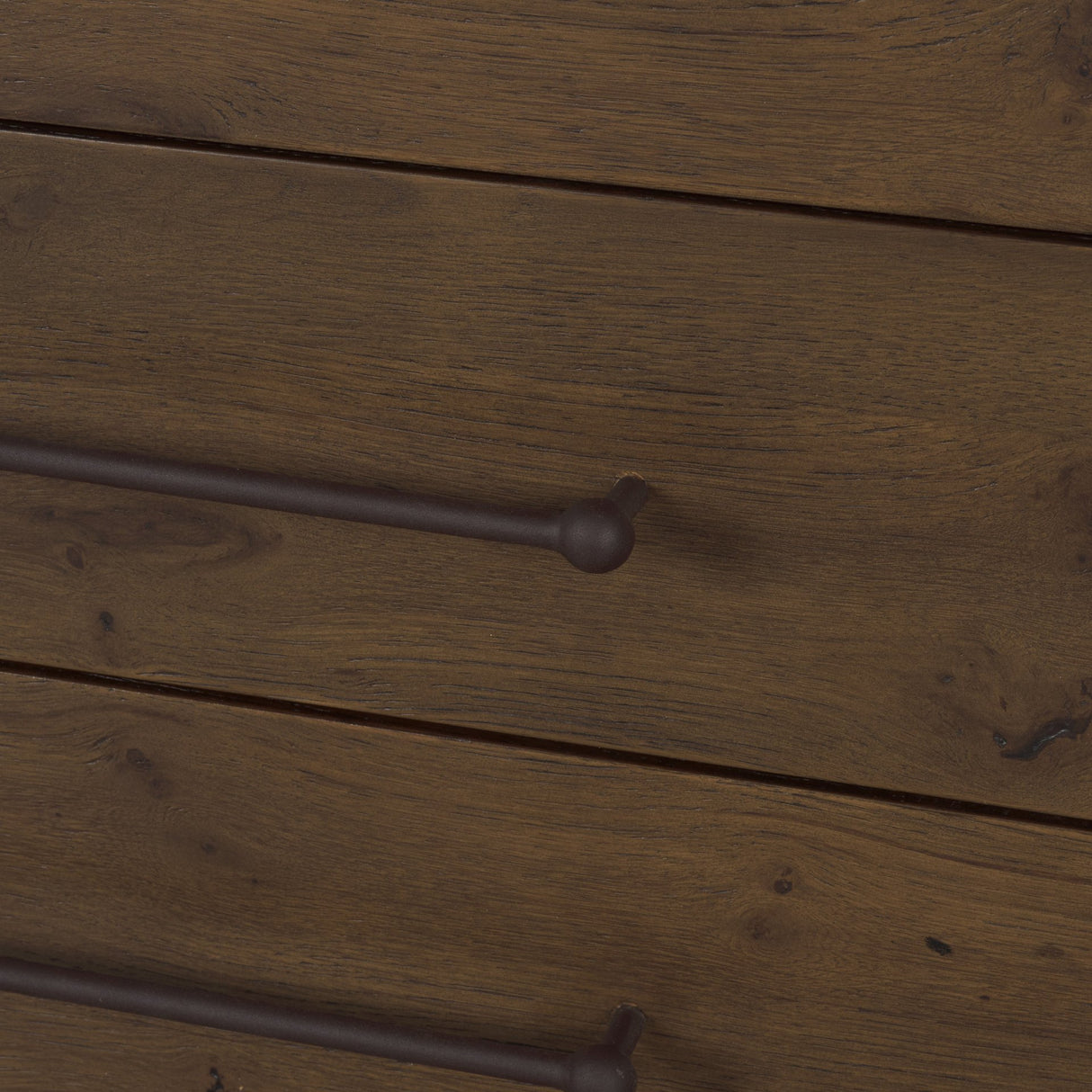 Belford 3-Drawer Dark Brown Oak Wood Closed Nightstand from Mercana - Luna Furniture