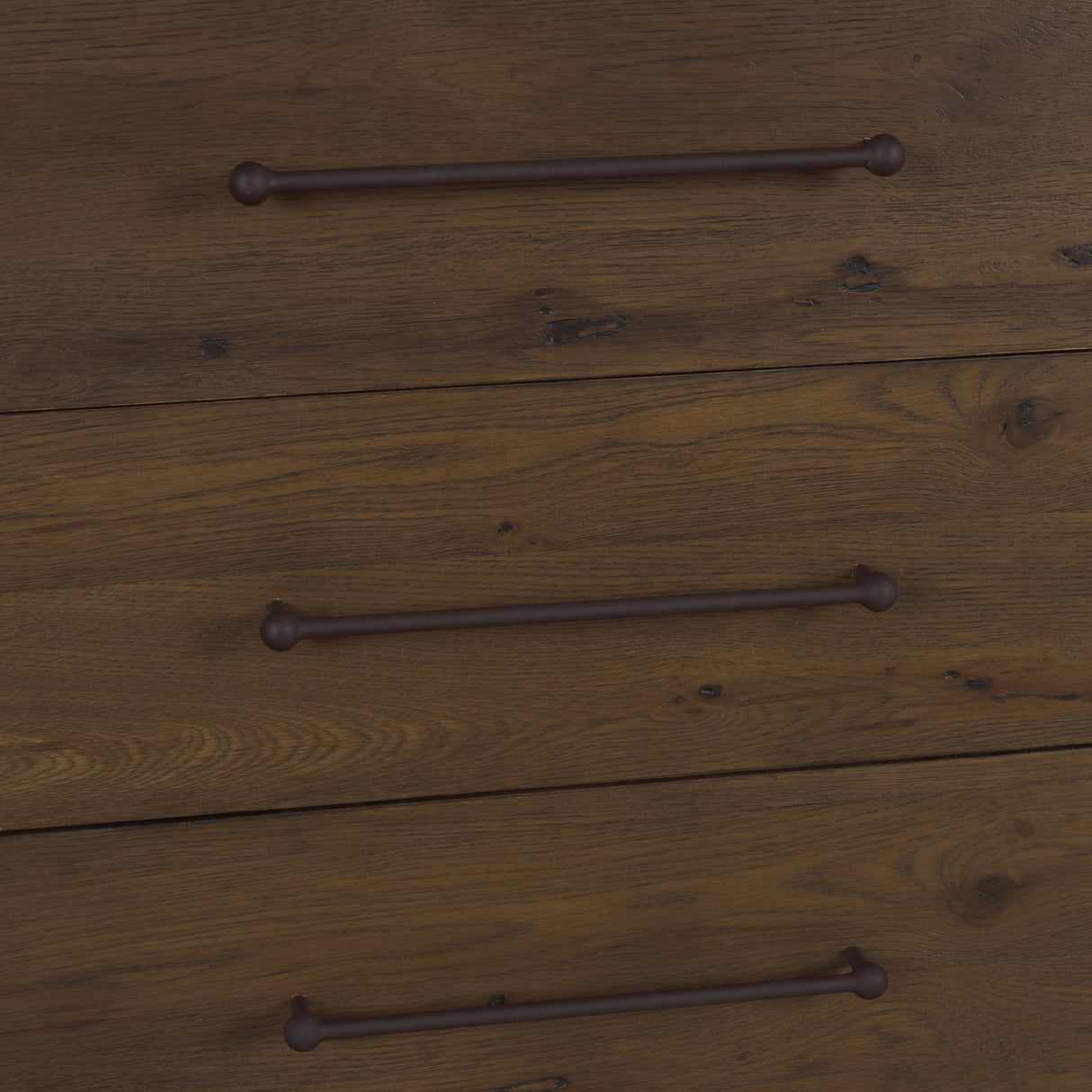 Belford 6-Drawer Dark Brown Oak Wood Dresser from Mercana - Luna Furniture