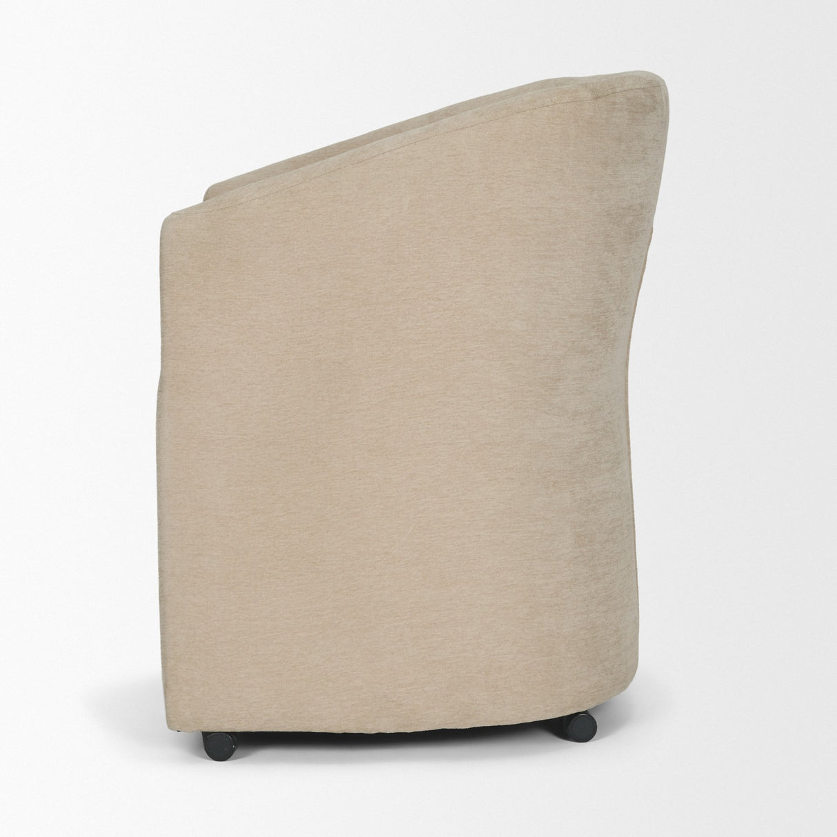 Sondra Beige Performance Fabric Upholstered Club Dining Chair from Mercana - Luna Furniture