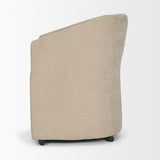 Sondra Beige Performance Fabric Upholstered Club Dining Chair from Mercana - Luna Furniture