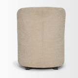 Sondra Beige Performance Fabric Upholstered Club Dining Chair from Mercana - Luna Furniture