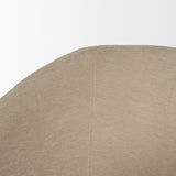 Sondra Beige Performance Fabric Upholstered Club Dining Chair from Mercana - Luna Furniture