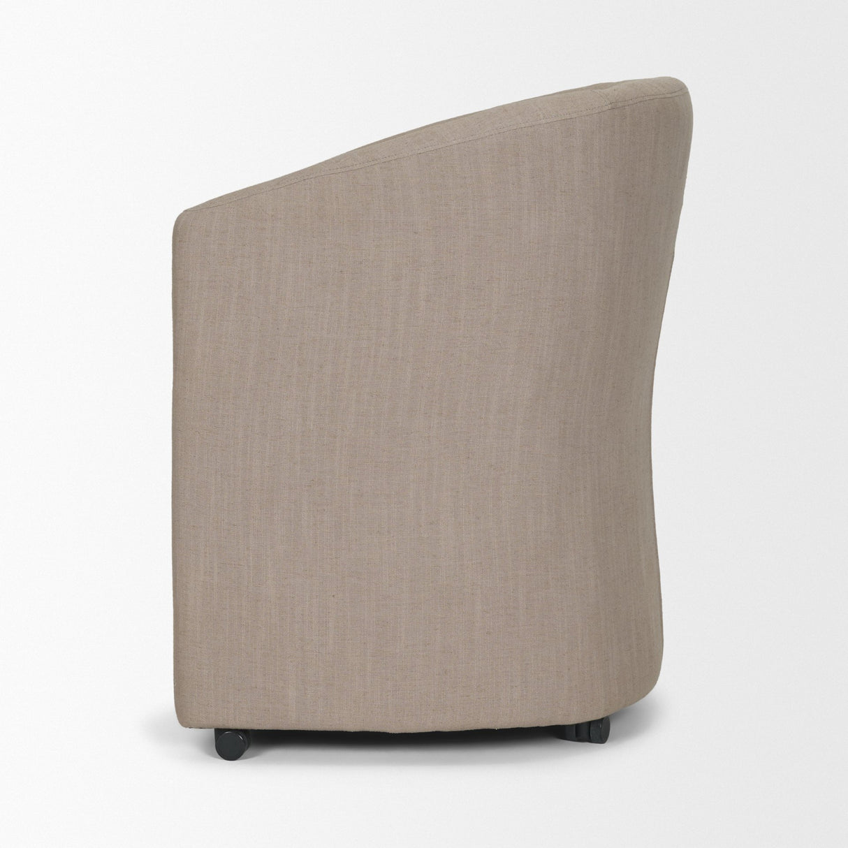 Sondra Gray Performance Fabric Upholstered Club Dining Chair from Mercana - Luna Furniture
