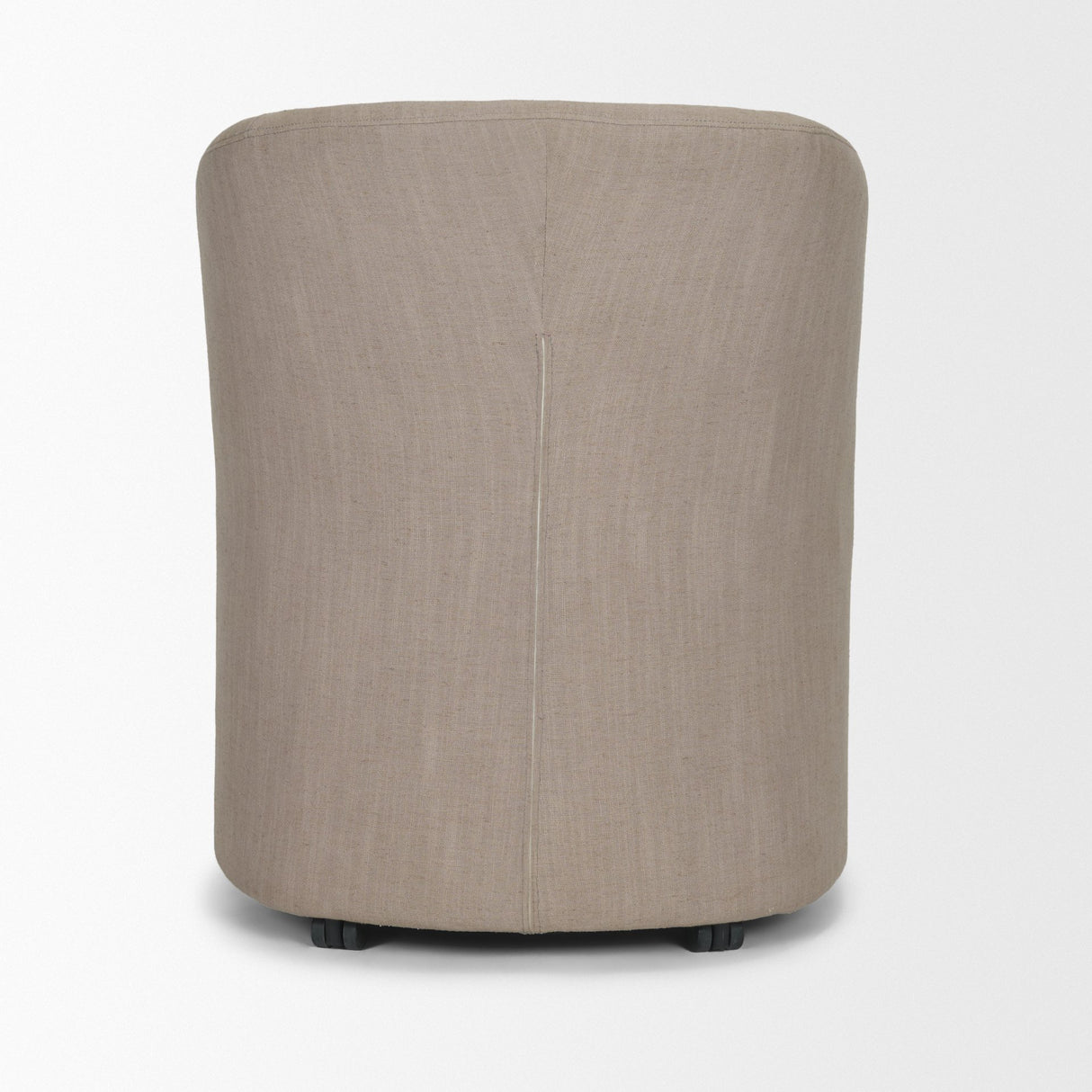 Sondra Gray Performance Fabric Upholstered Club Dining Chair from Mercana - Luna Furniture